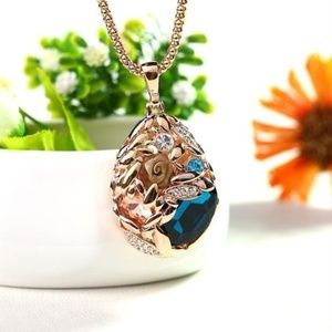 18K Yellow Gold Wheat Decorative Pendant